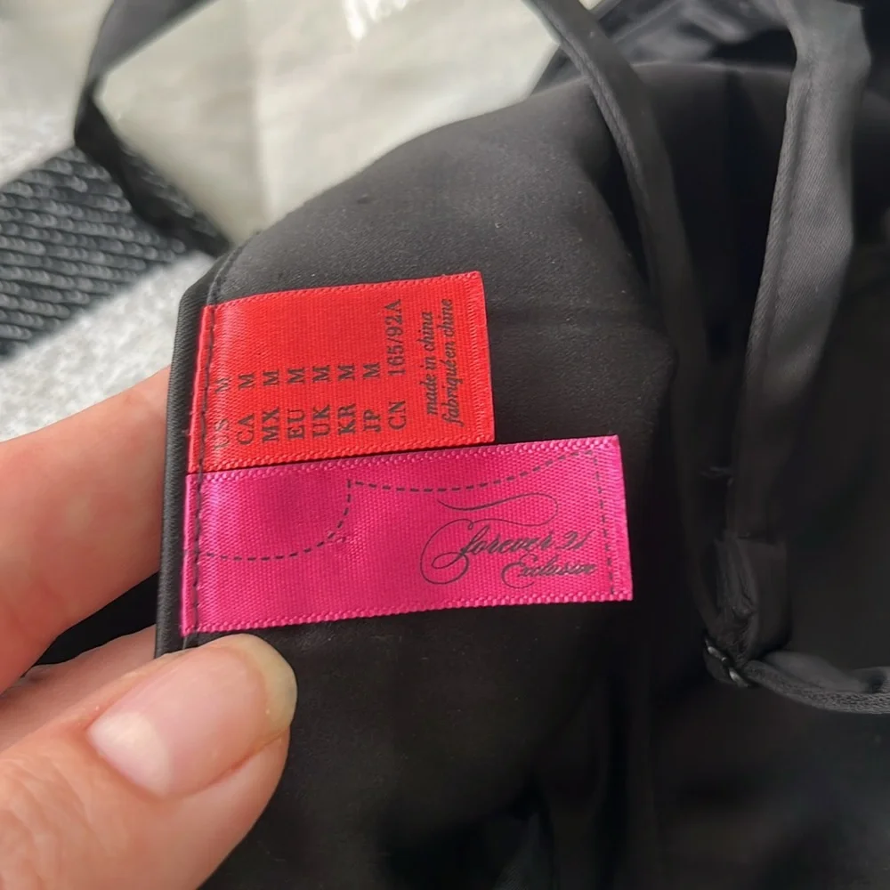 Forever 21 Exclusive Satin Fit and Flare Corset Dress - Picture 5 of 12